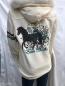 Preview: BR Sweatjacke mit Kapuze Creme Gr. 158