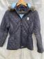 Preview: BR  Steppjacke Ebony mit Kapuze dunkelgrau G 176