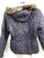 Preview: BR  Steppjacke Ebony mit Kapuze dunkelgrau G 176