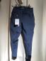 Preview: HKM Wintersoftshell Reithose Lauria Garelli dunkelblau Silikon-3/4Besatz Gr. 18
