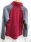 Preview: Jeantex Fleecejacke Laika Bordeaux/Grau Gr. XS