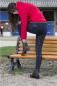 Preview: Equitheme Reithose Silikonbesatz Arabesque Gr.. 40 dunkelblau