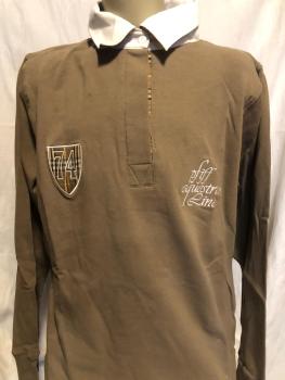 Preview: Pfiff Damen Poloshrt Langarm Gr. S beige oder schwarz