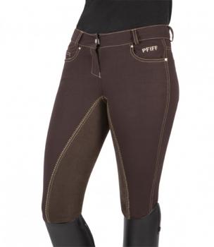 Pfiff Herren Reithose Clima Vollbesatz Gr. 52 schwarz