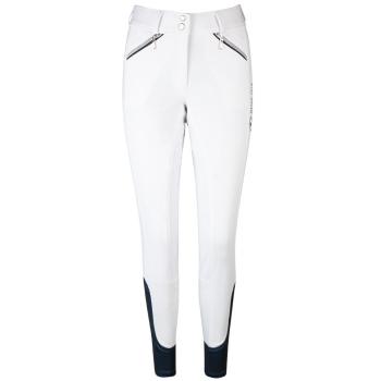 Pfiff Damen Turnierreithose Kelsey Silikon-Vollbesatz weiß Gr. 38