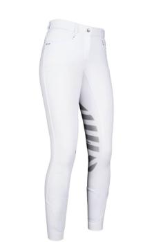 HKM Damen Turnierreithose Toulon Silikon-Kniebesatz weiß Gr. 38