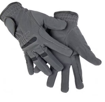 HKM Winter Reithandschuhe Gentle HKM grau/schwarz