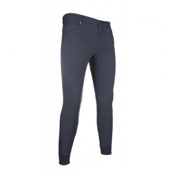 HKM Herren-Reithose -San Lorenzo- Silikon Vollbesatz Gr. 48 dunkelgrau
