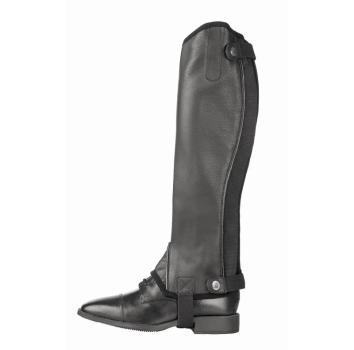 USG Reitsport Kinder Glattlederchaps "Modena" schwarz Gr. XL H=37,W=31-33