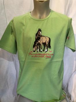 S & P Kinder Kurzarm-Shirt hellgrün Gr. 152 und 164