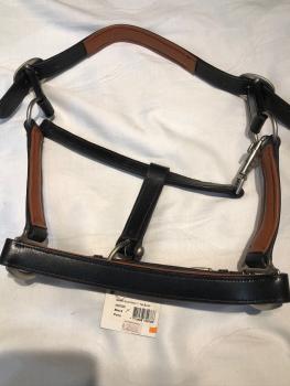 Imperial Lederhalfter  schwarz oder schwarz/braun Pony