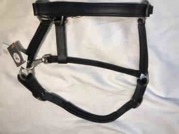 Preview: Imperial Lederhalfter  schwarz oder schwarz/braun Pony