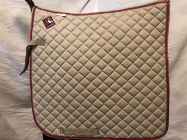 Bieman de Haas Schabracke Premiere Kleingesteppt Dressur Taupe