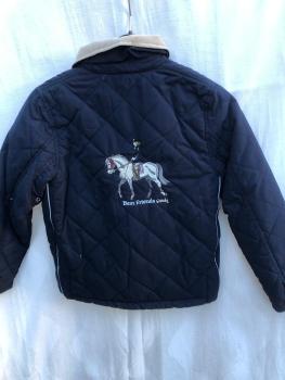 Preview: Wendy Steppjacke Kinder dunkelblau Gr. 128 und 140