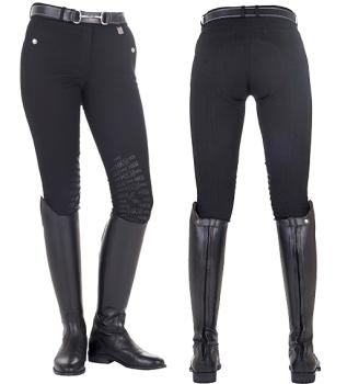 HKM Reithose -Soft- Silikon-Kniebesatz