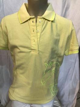 HKM Poloshirt Kurzarm Damen gelb Gr. S