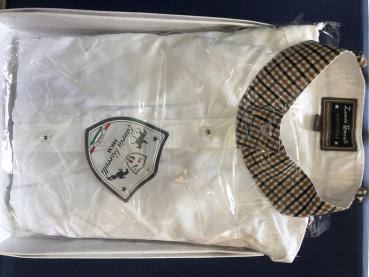 HKM Turnierbluse Damen  Kurzarm Lauria Garelli weiß Gr. M
