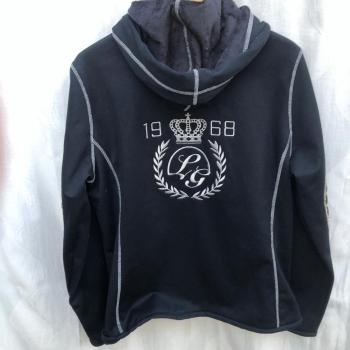 Preview: HKM Reitjacke Lauria Garelli dunkelblau Gr. L und XL