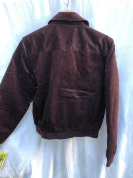 Preview: HKM Kord-Blouson dunkelbraun