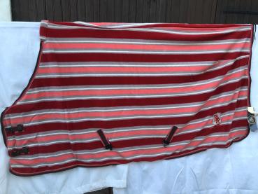 BR Abschwitzdecke Fashion Rot liniert 145 cm