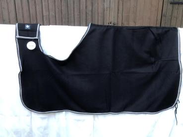 Equitheme Ausreitdecke Fleece schwarz 150 cm