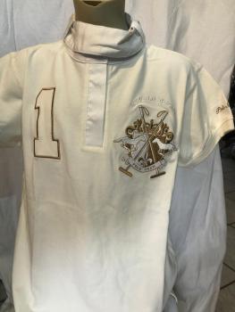 HV Polo Kurzarm Turniershirt Wilsom creme Gr. XXL