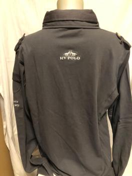 Preview: HV Polo Poloshirt Langarm Coco Gr. XXL dunkelgrau
