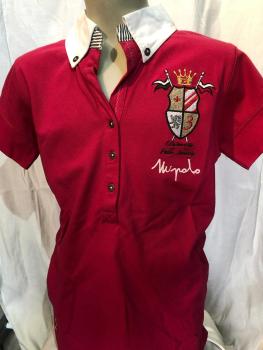 HV Polo Kurzarm Damen Poloshirt Cinder