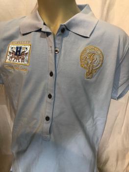 Preview: HV Polo Kurzarm Damen Poloshirt Pepita