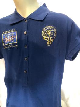 HV Polo Kurzarm Damen Poloshirt Pepita