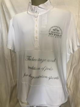 HV Polo Turniershirt Jon weiß Gr. XL und XXL