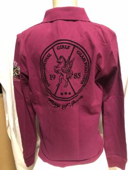 Preview: HV Polo Poloshirt Langarm Moon Gr. M Lila