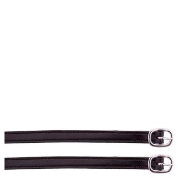 BR Leder Sporenriemen Techno schwarz