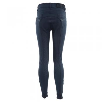 Preview: BR Reithose  Mirthe Kinder Silikon-Vollbesatz Navy Gr. 164