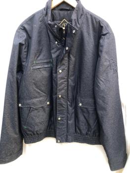 BR Winterjacke Brampton Blau-Melange Gr. XXL