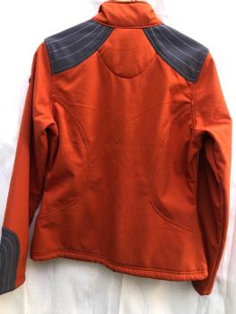 Preview: BR Softshelljacke Saas Fee Orange/grau Gr. L