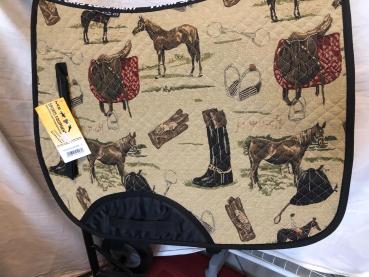 HKM Schabracke Old Style beige Vielseitigkeit