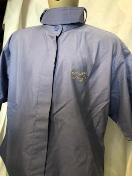 USG Turnierbluse Damen  Kurzarm hellblau