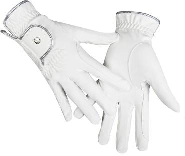 HKM Reithandschuhe CM Fashion Silver Stream weiß