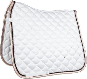 HKM Schabracke Copper Kiss weiß Dressur
