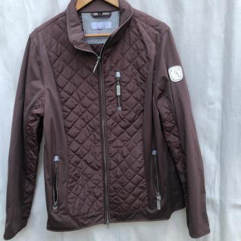 HKM Softshelljacke Soft Powder dunkelbraun Gr. XL