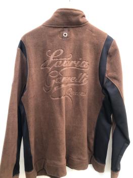 Preview: HKM Fleecejacke Lauria Garelli Braun/Schwarz Gr. XXL