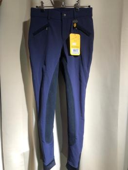 HKM Wintersoftshell Reithose  dunkelblau Gr. 176 und 19