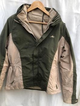 Equitheme Winterjacke 3in1 Khaki