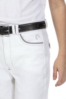 Equitheme Damen Turnierreithose Verona weiß Silikon-Vollbesatz Gr. 34