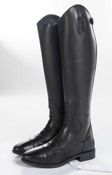 HKM Lederreitstiefel Girona Kinder schwarz