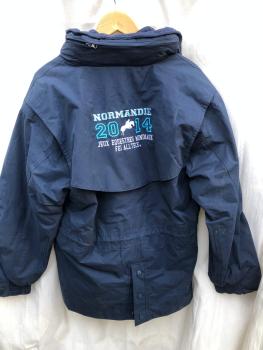 Preview: Equitheme Winterparka "Normandie"  3in1 dunkelblau Gr. S