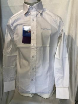 Equitheme Turnierhemd Junge Langarm weiß Gr. 152
