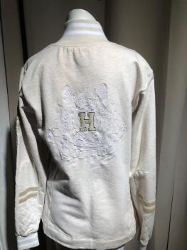 Preview: HV Polo Damen Sweatjacke Cabra Beige-melange Gr. XL