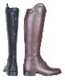 HKM Lederreitstiefel Italy Gr. 44 Höhe 42 Wade 49 cm schwarz